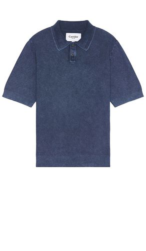 Rice Stitch Polo in Navy. - size L (also in XL/1X) - Corridor - Modalova