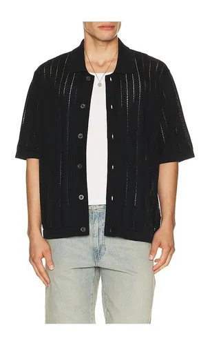 Pointelle Stripe Buttondown in . Size L. Also in S, XL/1X - Corridor - Modalova