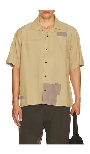 Patchwork Short Sleeve Shirt in . Size M. Also in S, XL/1X - Corridor - Modalova