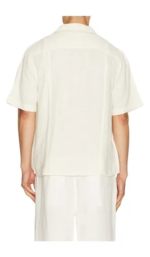 Double Cloth Short Sleeve Shirt in Cream. - size L (also in S, XL/1X, XXL/2X) - Corridor - Modalova