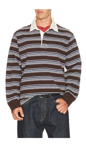 Mini Stripe Long Sleeve Rugby in . - size S (also in M, L, XL/1X, XXL/2X) - Corridor - Modalova