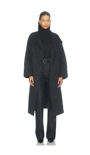 Classic Loose-fit Stand Collar Wool-blend Coat in . Taglia L. Also in M, S - Cubic London - Modalova