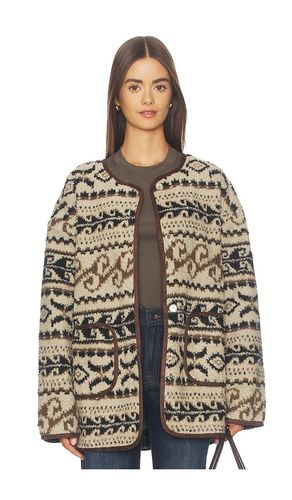 Paisley Faux Shearling Padded Jacket in . Size L. Also in M, S - Cubic London - Modalova