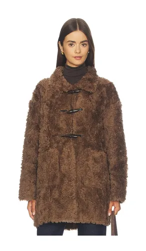 High Collar Furry Wool Coat in . Größe L. Also in M, S - Cubic London - Modalova