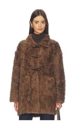High Collar Furry Wool Coat in . Taglia L. Also in M, S - Cubic London - Modalova