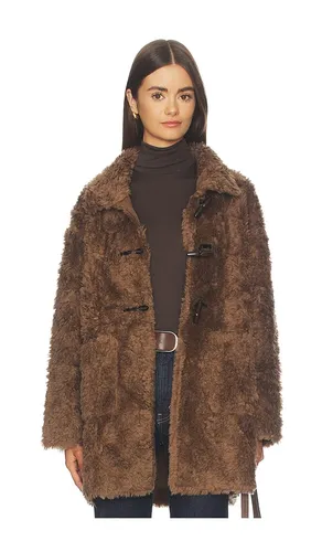 High Collar Furry Wool Coat in . Größe L. Also in M, S - Cubic London - Modalova