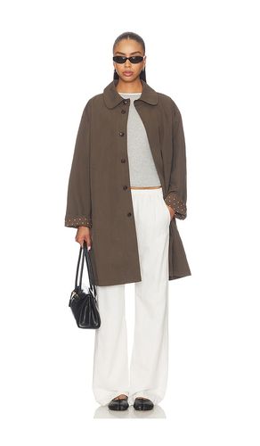 Polka Dot Design Patchwork Trench Coat in . Size L. Also in M, S - Cubic London - Modalova
