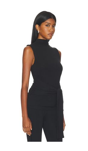 Tie-detail Sleeveless Mock Neck Top in . - size S (also in M, L) - Cubic London - Modalova
