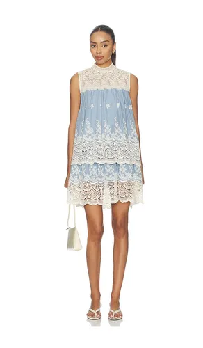 Estella Mini Dress in Blue. - size M (also in S) - Curaae by Elliatt - Modalova