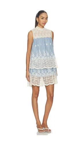 Estella Mini Dress in Blue. - size M (also in S) - Curaae by Elliatt - Modalova