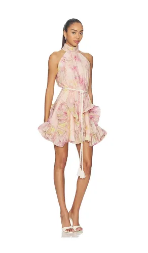 Thea Ruffle Mini Dress in Multi. - size L (also in M, S, XL, XS) - Curaae by Elliatt - Modalova
