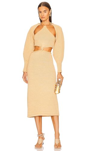 Vestido salima en color bronce talla L en - Tan. Talla L (también en M, XL) - Cult Gaia - Modalova