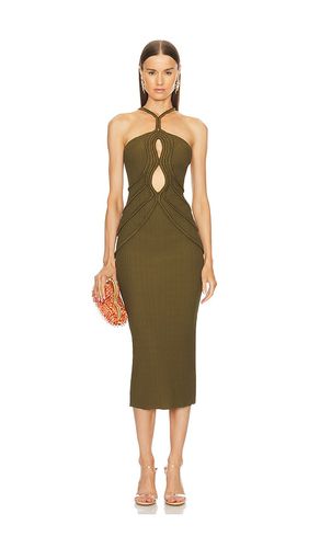 Avery Knit Dress in Olive. - size L (also in M) - Cult Gaia - Modalova