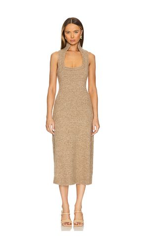 Vestido punto casey en color beige talla L en - Beige. Talla L (también en M, S, XL, XS) - Cult Gaia - Modalova