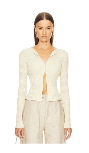 Irena Knit Cardigan in Cream. - size L (also in M, S) - Cult Gaia - Modalova