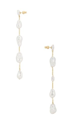 Pendiente vana en color ivory talla all - Cult Gaia - Modalova