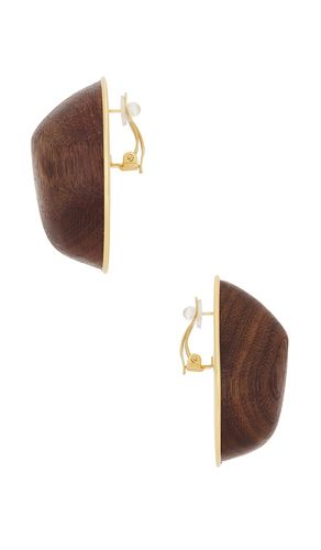 Cult Gaia Ina Earring in Brown - Cult Gaia - Modalova