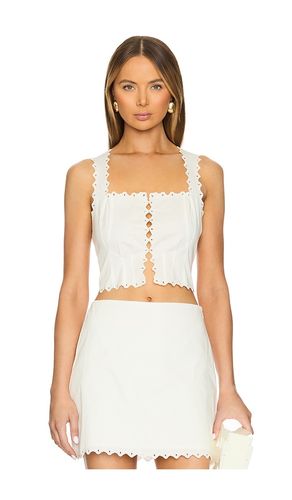 Jane Top in Ivory. - size 10 (also in 2, 4, 6, 8) - Cult Gaia - Modalova