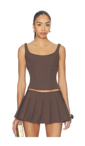 Olive Top in Chocolate. - size 00 (also in 12, 2, 8) - Cult Gaia - Modalova