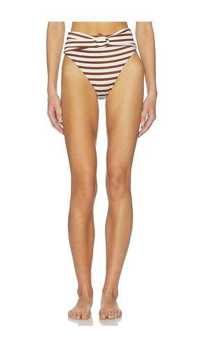 Alouette Bikini Bottom in Brown,White. - size S (also in XS) - Cult Gaia - Modalova