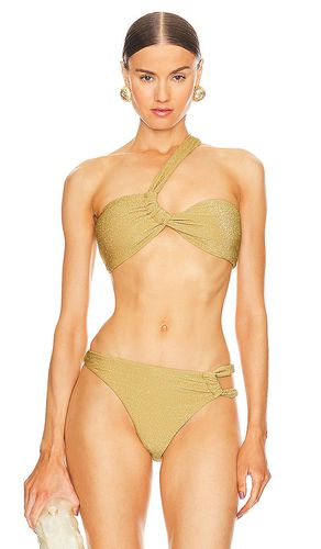 Charmaine Bandeau Top in Metallic Gold. - size L (also in XS) - Cult Gaia - Modalova