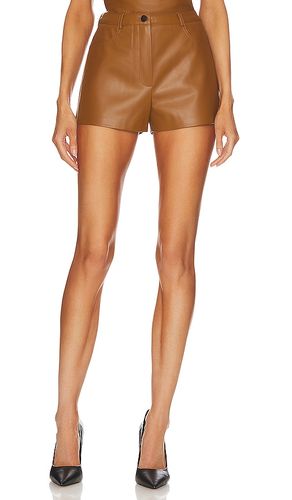 Faux Leather Short in Chocolate. - size L (also in M, S, XL, XS, XXS) - CULTNAKED - Modalova