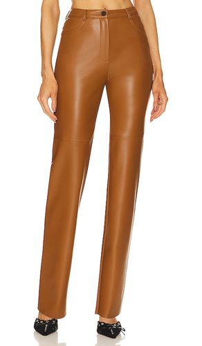 Killa Faux Leather Trousers in Brown. - size S (also in XS) - CULTNAKED - Modalova