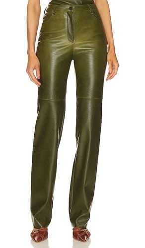 Killa Faux Leather Trousers in Green. - size M (also in S, XS, XXL, XXS) - CULTNAKED - Modalova