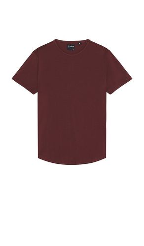 Curve Hem Tee in Burgundy. - size L (also in M, S) - Cuts - Modalova