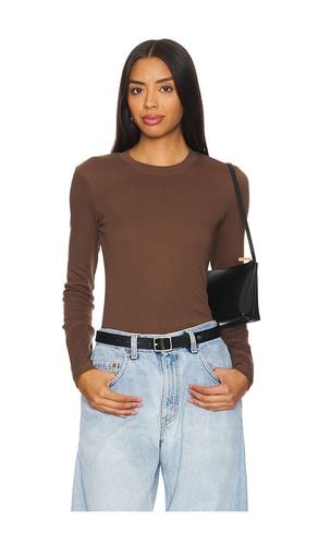 Long Sleeve Tomboy Tee in Brown. - size L (also in M, S, XS) - Cuts - Modalova