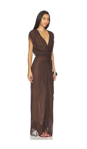 GERAFFTES KLEID MIT V-AUSSCHNITT in . Größe S. Also in M - Courtney Zheng - Modalova