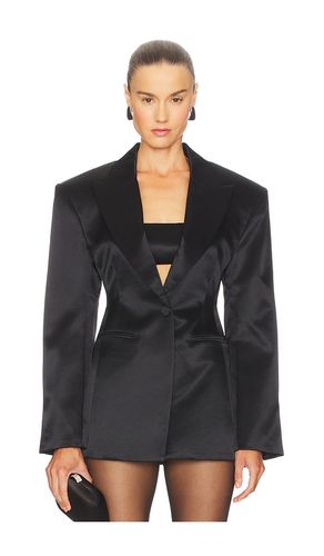 Silk Wool Satin Blazer in . Size M. Also in S - Courtney Zheng - Modalova