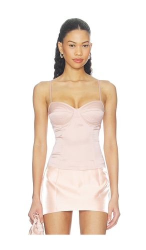 Satin Bullet Bra Top in . Size L. Also in M, S - Courtney Zheng - Modalova