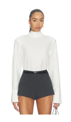 Tie Back Poplin Shirt in . Size M. Also in S, XS - Courtney Zheng - Modalova