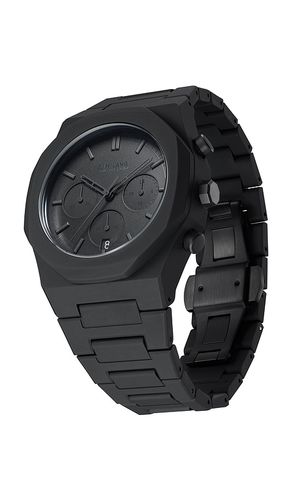 Polychrono 40.5mm watch in color black size all - D1 Milano - Modalova