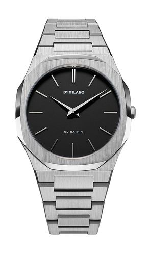 Reloj ultra thin en color plateado metálico talla all - D1 Milano - Modalova