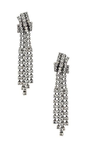Pendientes de lágrima nick en color plateado metálico talla all en - Metallic Silver. Talla all - DANNIJO - Modalova