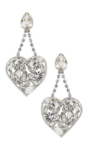 Pendientes cooper en color metálico talla all en - Metallic Silver. Talla all - DANNIJO - Modalova
