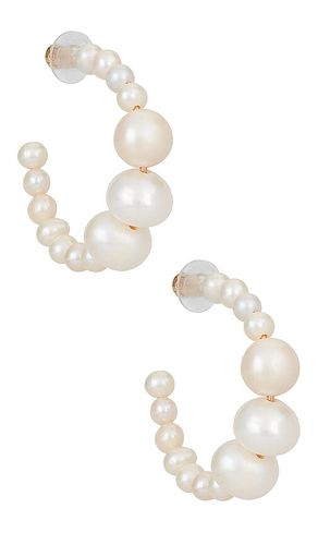 DANNIJO Chiara Earrings in White - DANNIJO - Modalova