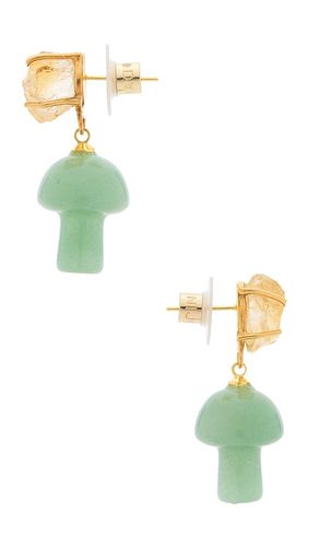 DANNIJO Esther Earrings in Green - DANNIJO - Modalova