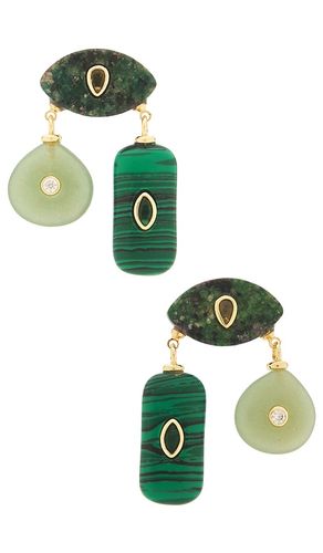 DANNIJO Kya Earrings in Teal - DANNIJO - Modalova