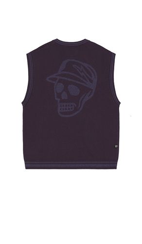 Skull Icon Sweater Vest in Purple. - size L (also in M, S, XL/1X) - Devereux Golf - Modalova