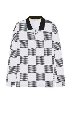 Back 9 Checker Long Sleeve Polo in . - size M (also in S, XL/1X) - Devereux Golf - Modalova