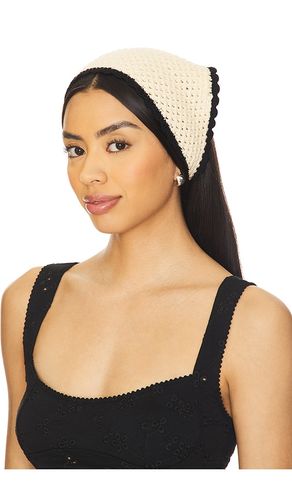 GUIZIO Knit Bandana in Cream - GUIZIO - Modalova