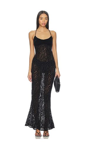KLEID BURNOUT VELVET MAXI in . Größe S. Also in M - GUIZIO - Modalova