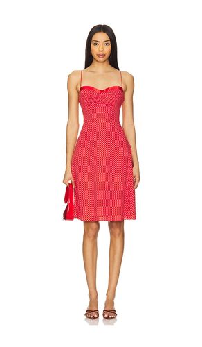 Margaux Midi Dress in Red. - size M (also in S, XL, XS, XXS) - GUIZIO - Modalova