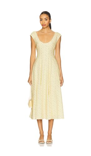Leila Dress in Yellow. - size L (also in M, S, XS, XXS) - GUIZIO - Modalova