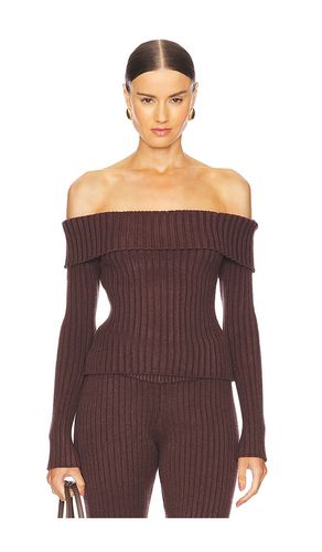 Thalia Rib Off The Shoulder Sweater in . - size L (also in M, S, XS) - GUIZIO - Modalova