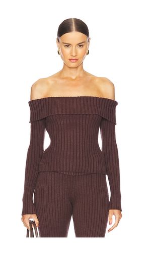 Thalia Rib Off The Shoulder Sweater in . - size M (also in S) - GUIZIO - Modalova