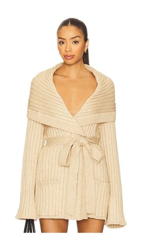 X REVOLVE Tullia Slouchy Cardigan in Beige. - size L/XL (also in S/M, XXS/XS) - GUIZIO - Modalova